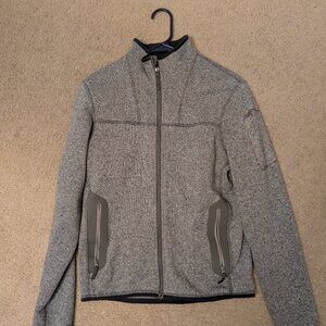 Arc'teryx Heather Gray Full Zip Jacket